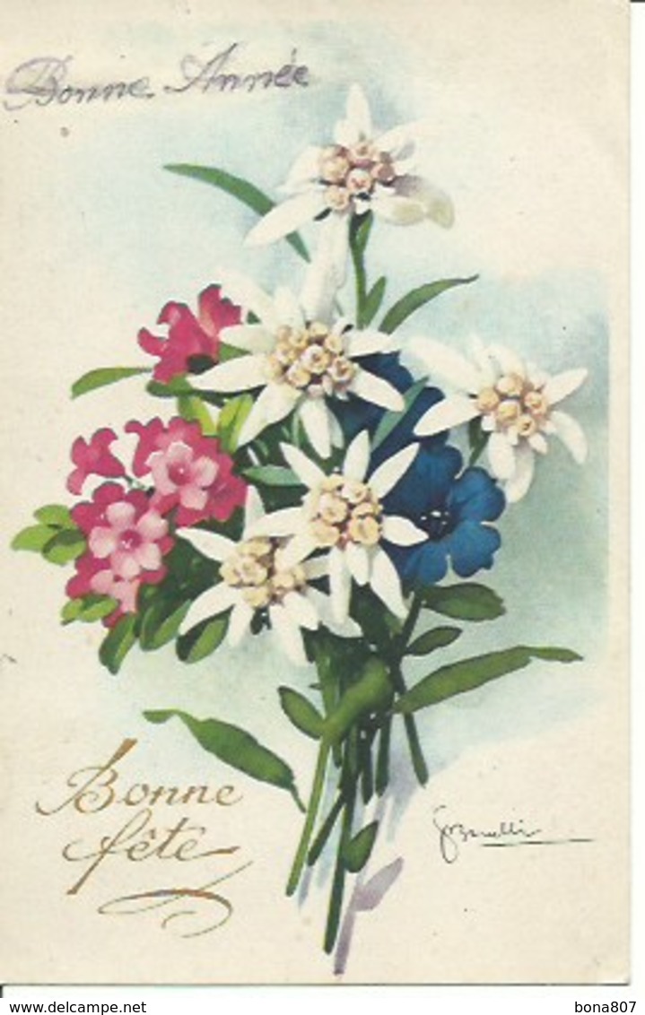 (a) Fetes & Voeux - Bonne Fete- Fleurs Blanches Et Roses - Autres & Non Classés
