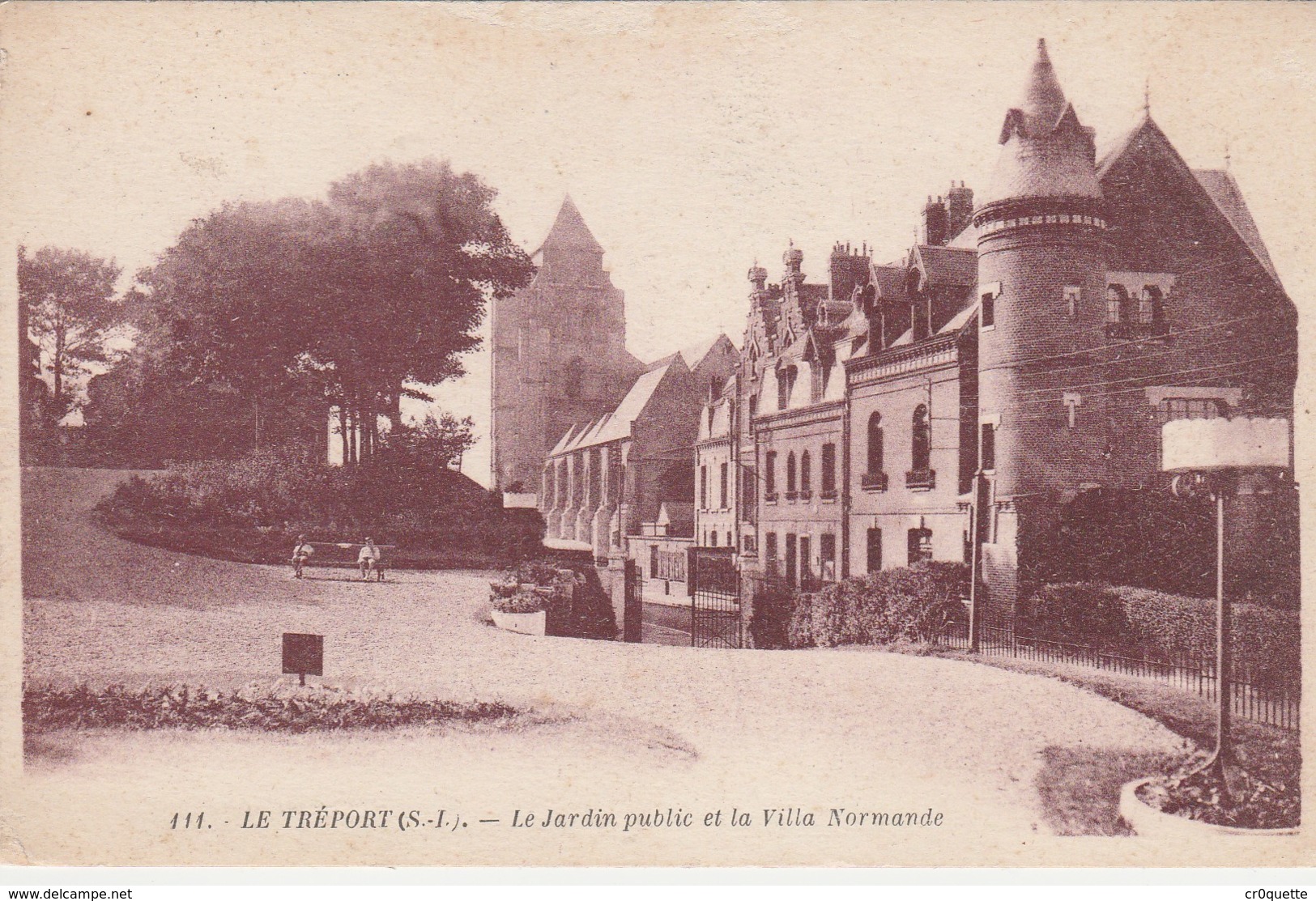 76470 LE TREPORT - VILLA NORMANDE En 1935 - Autres & Non Classés