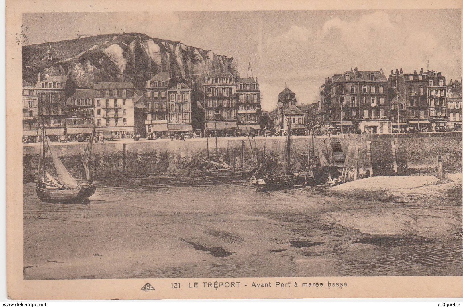 76470 LE TREPORT - AVANT PORT Et PANORAMA En 1935 - Autres & Non Classés