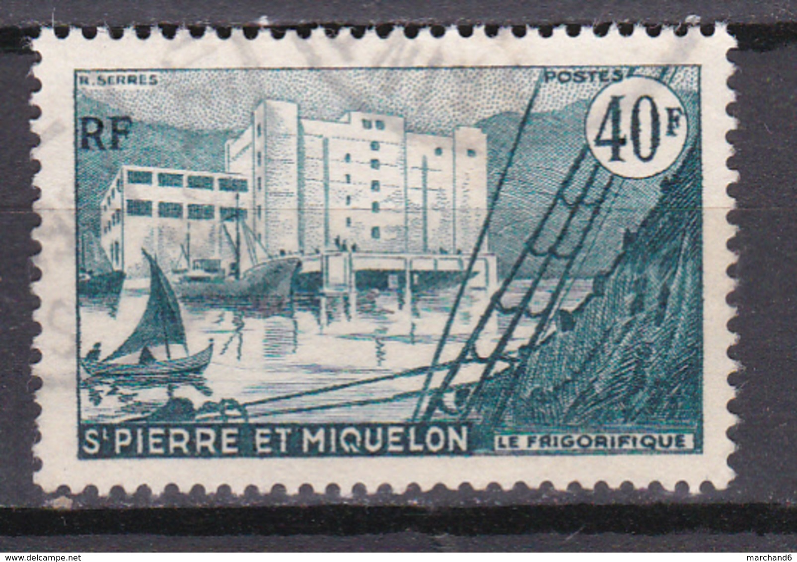 Saint Pierre Et Miquelon Le Frigorifique De Saint Pierre N°351 Oblitéré - Oblitérés
