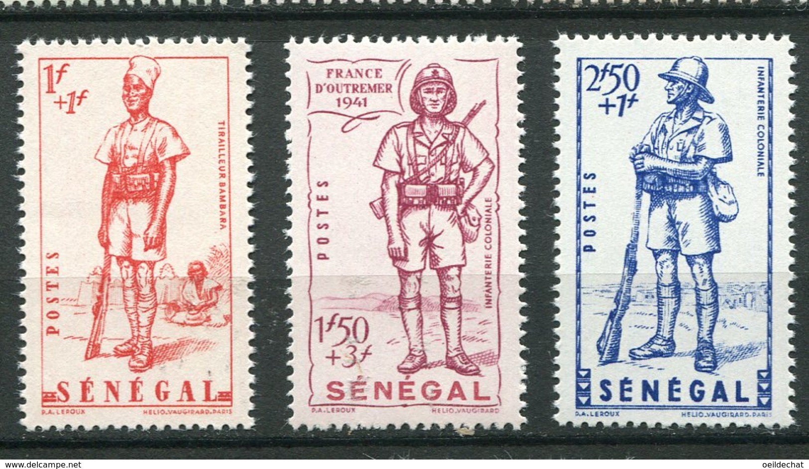 11811  SENEGAL N° 170/2 **  Défense De L'Empire     1941  TTB - Neufs