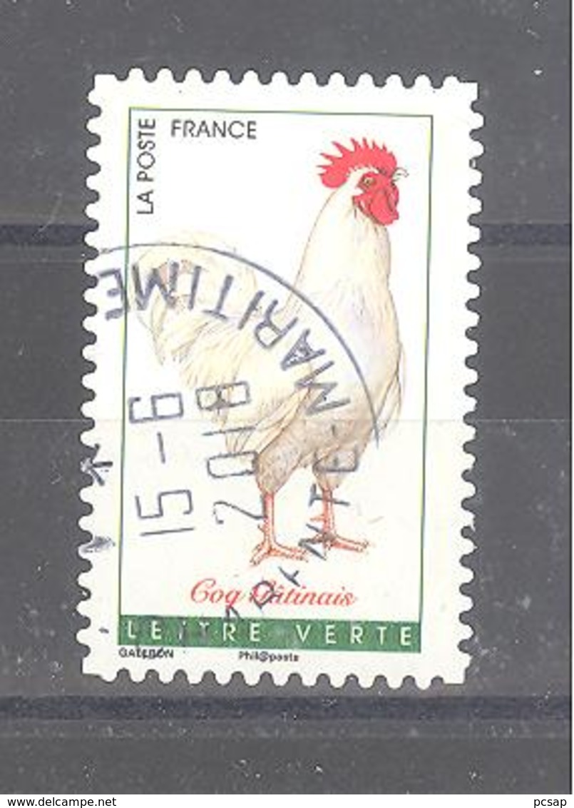 France Autoadhésif Oblitéré N°1254 (Coqs De France - Coq Gâtinais) (cachet Rond) - Oblitérés