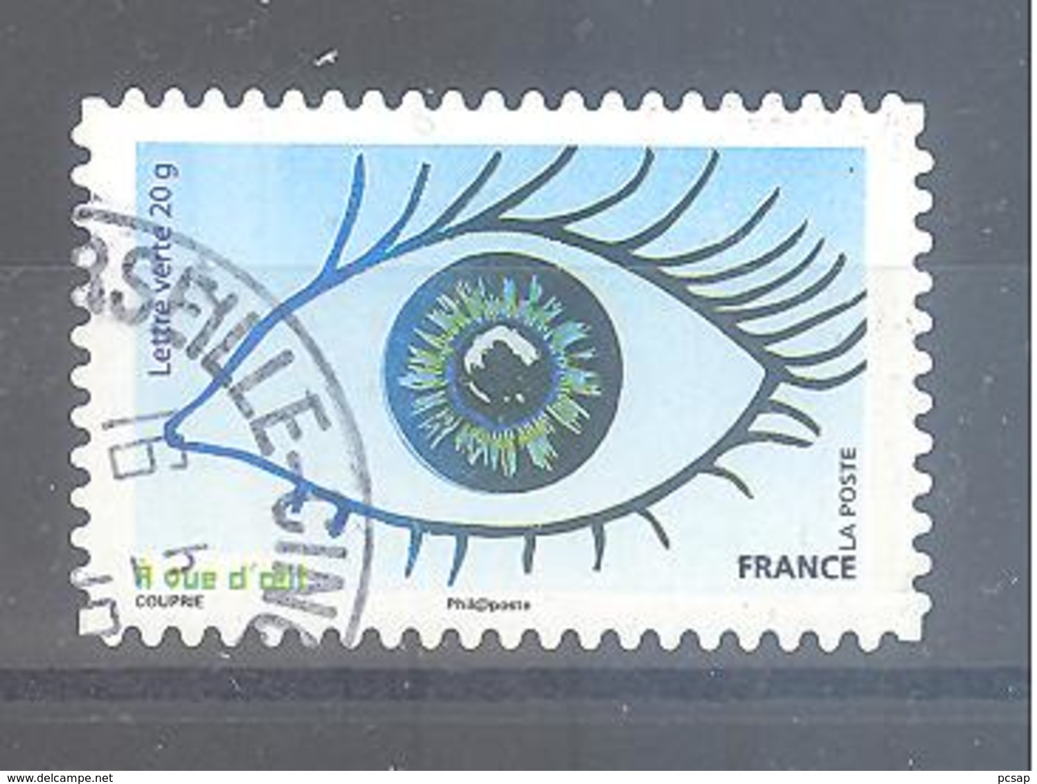 France Autoadhésif Oblitéré N°1181 (La Vue) (cachet Rond) - Usati