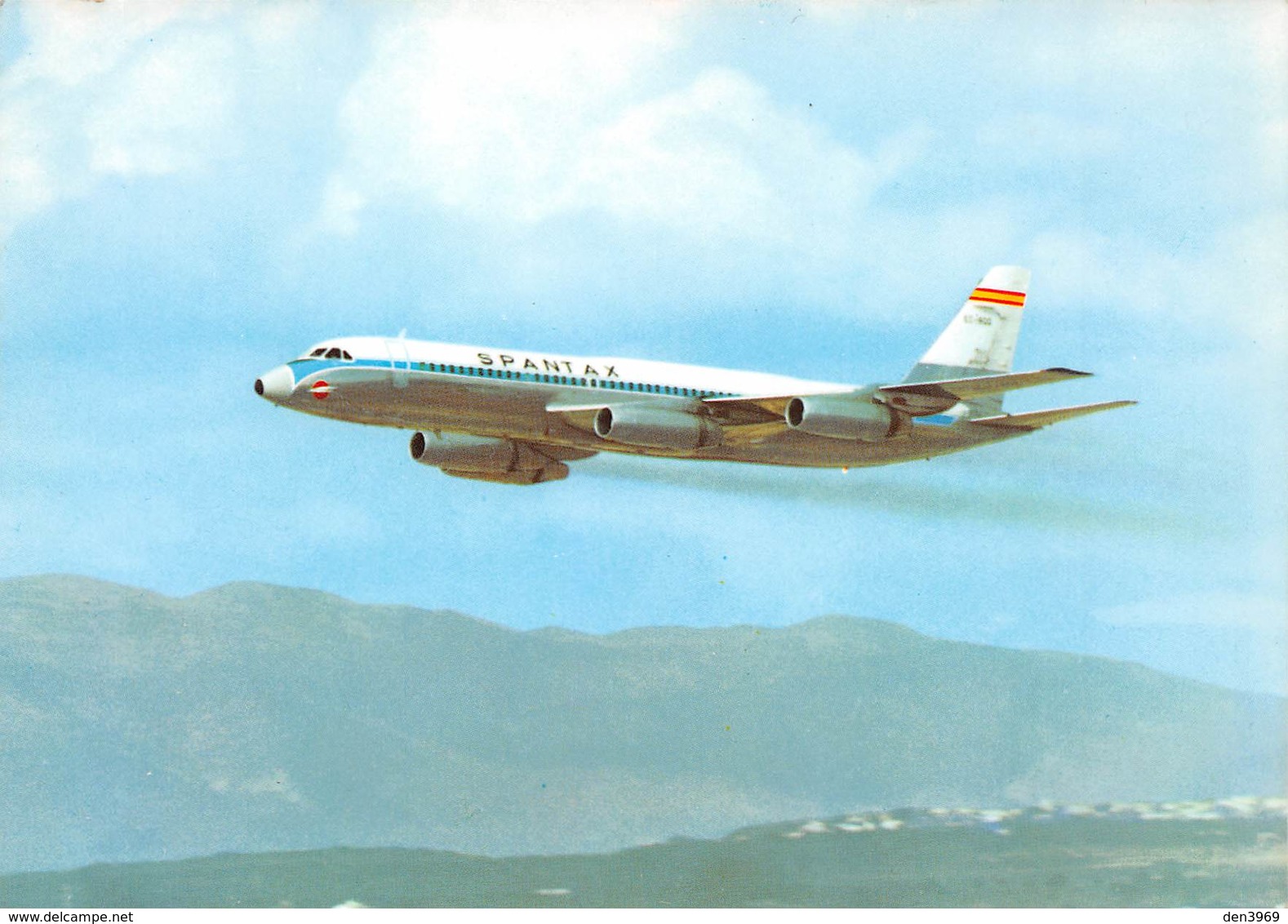 Espagne - Avion Convair CV 990 A Coronado - Compagnie Aérienne Spantax - Autres & Non Classés