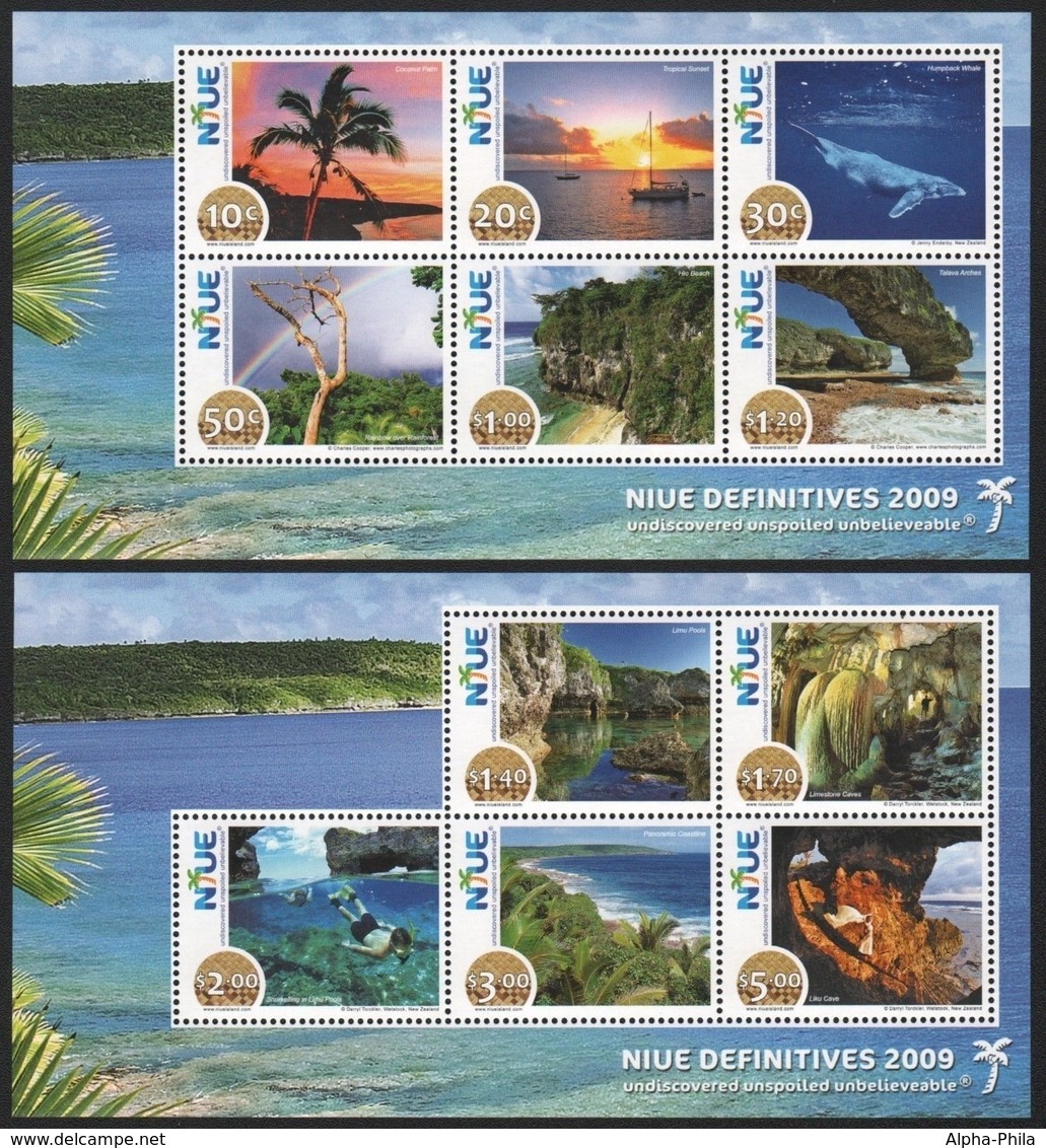 Niue 2009 - Mi-Nr. Block 158-159 ** - MNH - Natur - Niue