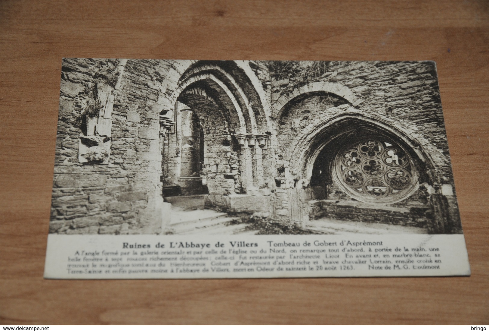 8206-   RUINES DE L'ABBAYE DE VILLERS, TOMBEAU DE GOBERT D'ASPREMONT - Villers-la-Ville