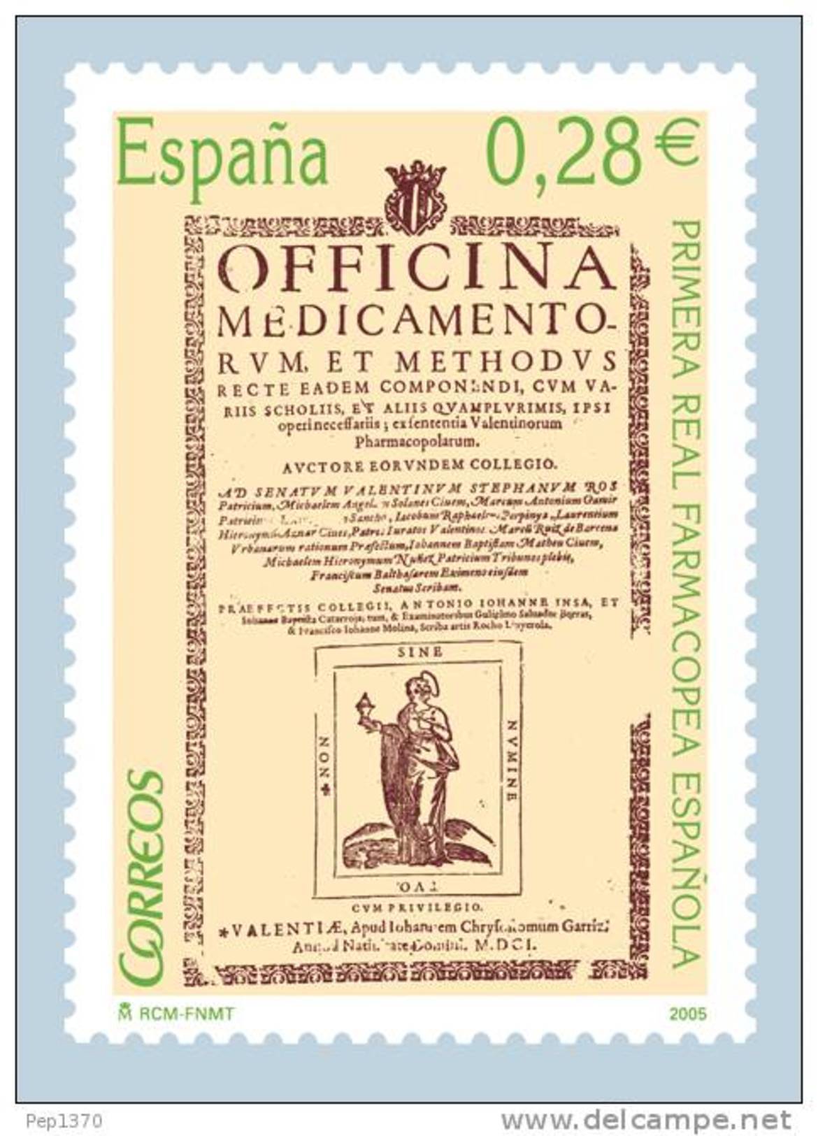 ESPAÑA 2005 - FARMACIA ESPAÑOLA  - Edifil Nº 4153 - YVERT 3733 - Medicina