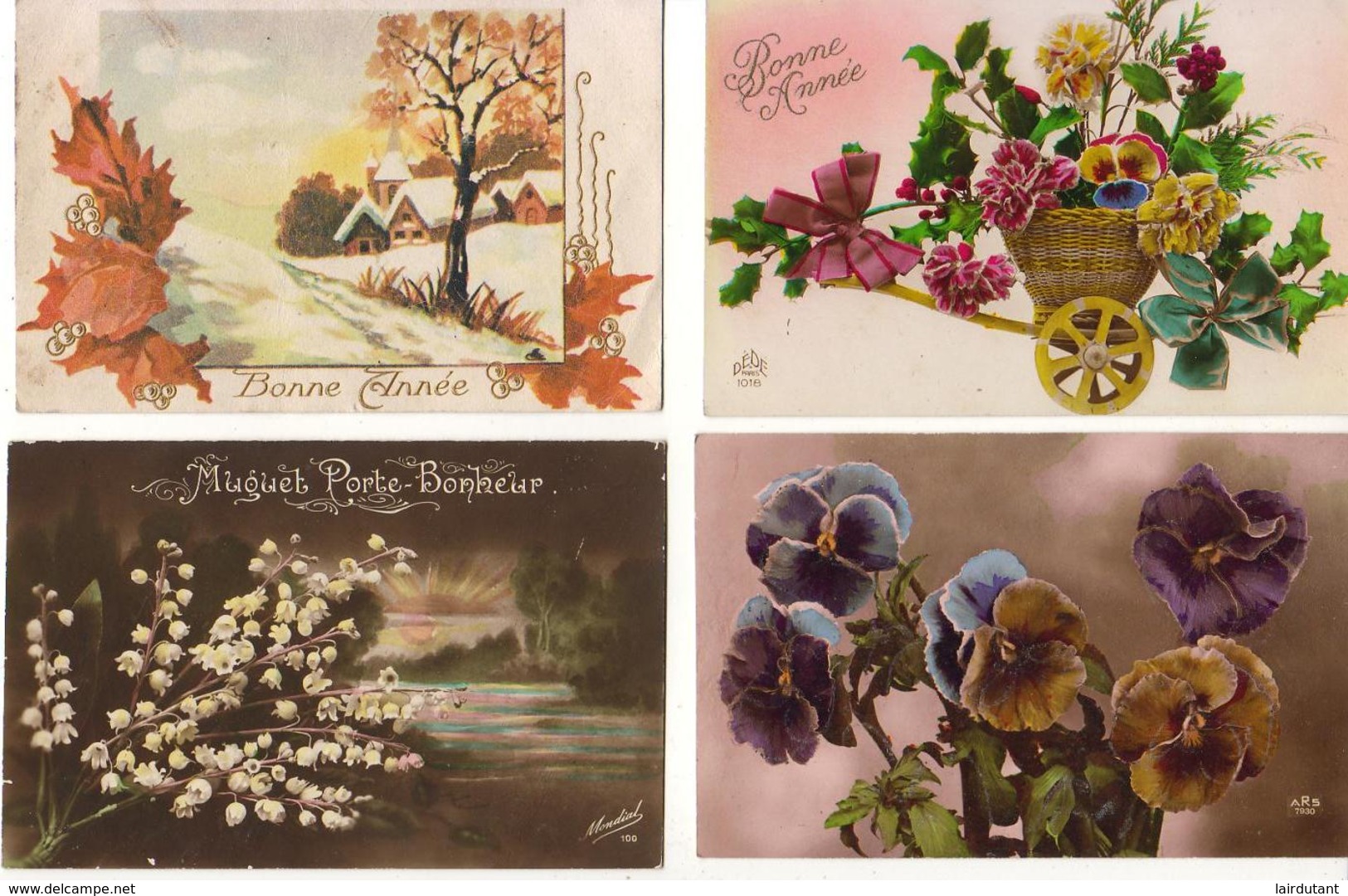 LOT DE 20 CARTES FLEURS DIVERSES PETIT PRIX 4 EUROS - Bloemen