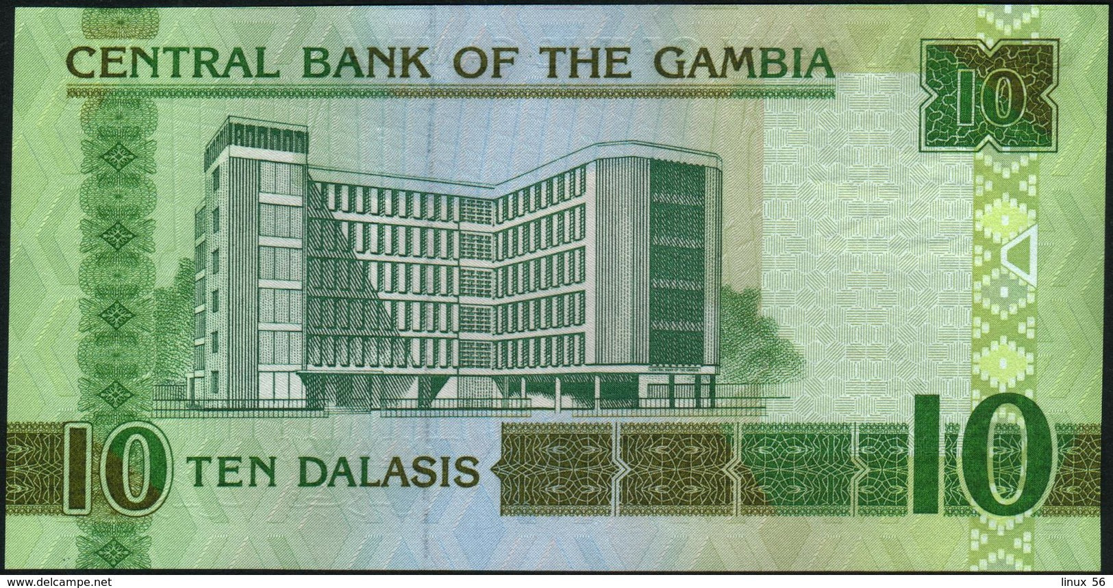 GAMBIA - 10 Dalasis Nd.(2006-2013) UNC P.26 C - Gambia