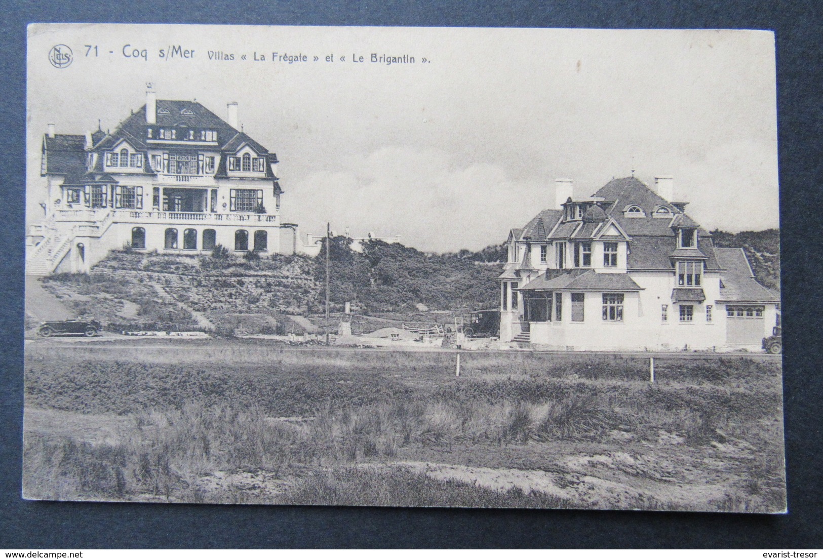 Cpa/pk Coq Sur Mer Villas La Frégale Et Le Brigantin - De Haan