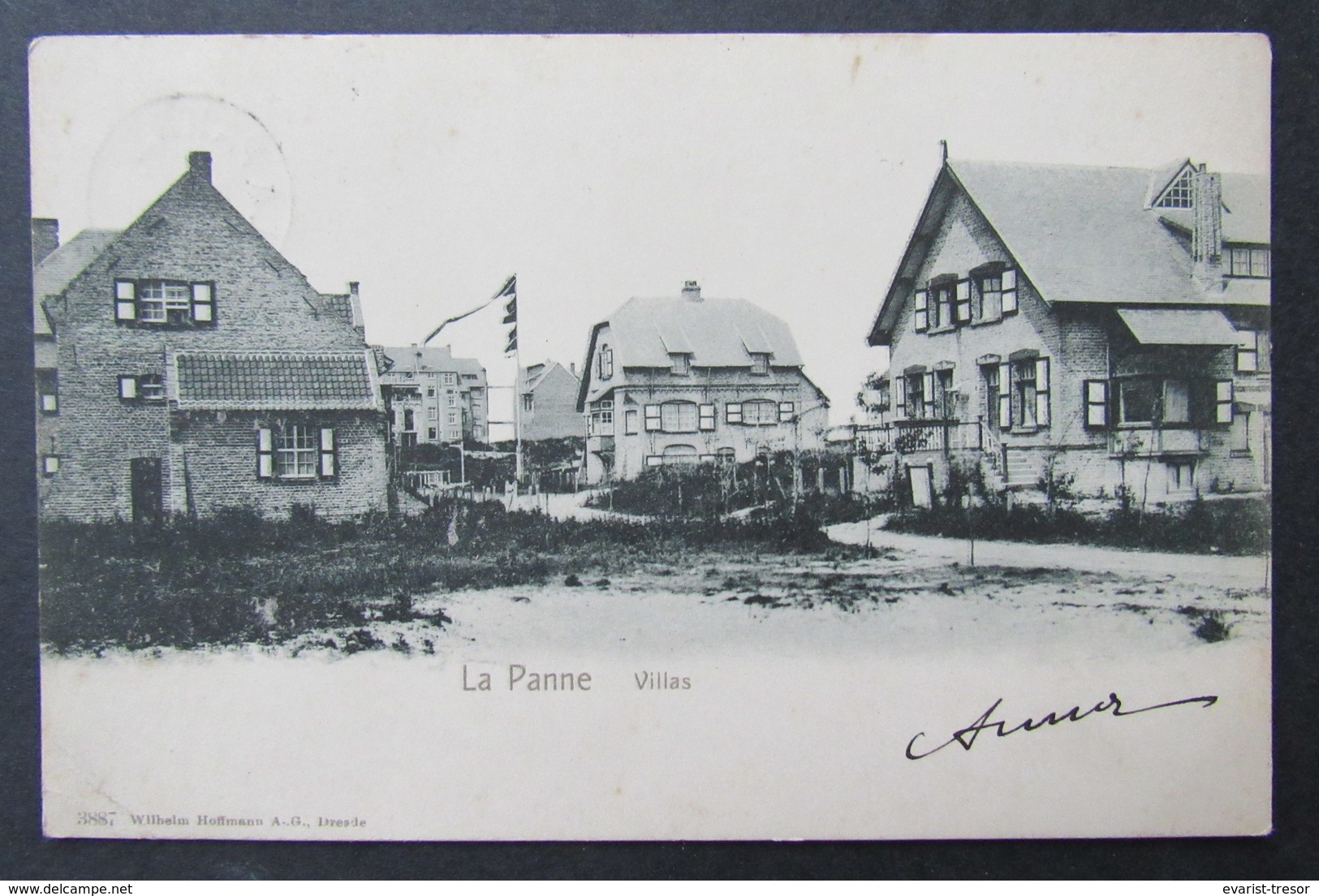 Cpa/pk La Panne Villas - De Panne