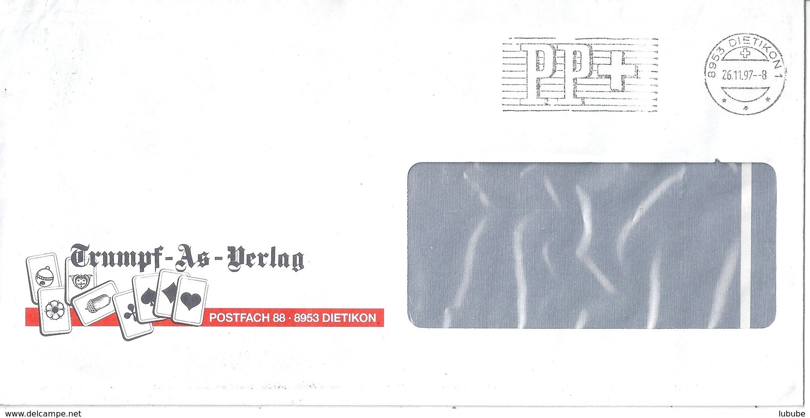 Motiv Brief  "Trumpf As Verlag, Dietikon"             1997 - Storia Postale