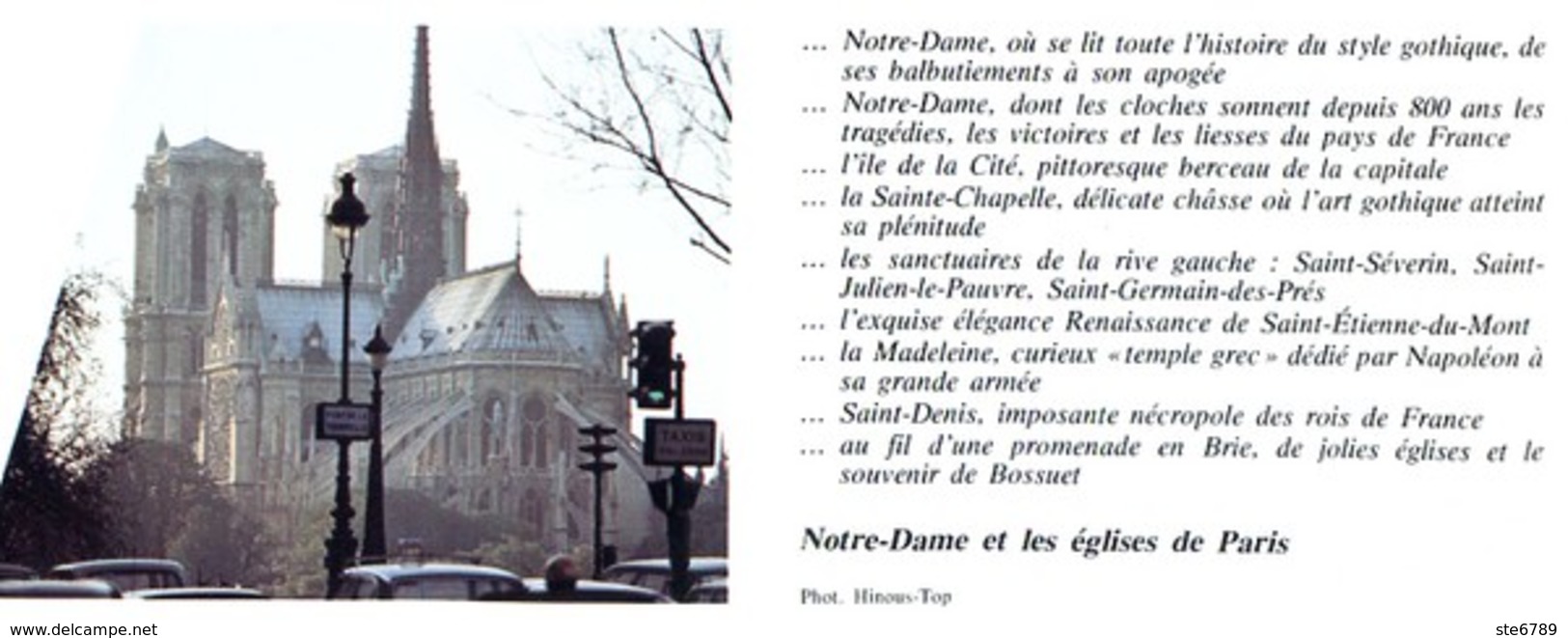 NOTRE DAME ET LES EGLISES DE PARIS   Revue Photos 1982 BEAUTES DE LA FRANCE N° 112 - Géographie