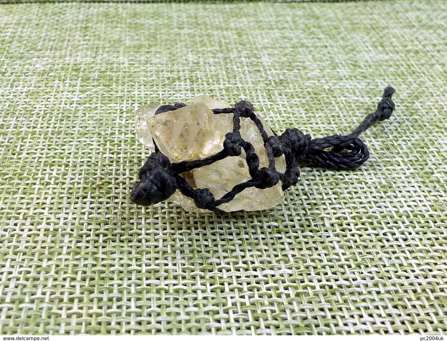 FREE SHIPPING. An African Tribal Rock Crystal Pendant. FREE SHIPPING - Ethniques