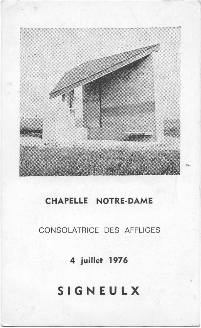 Musson Signeulx Chapelle Notre Dame 4 Juillet 1976 - Musson