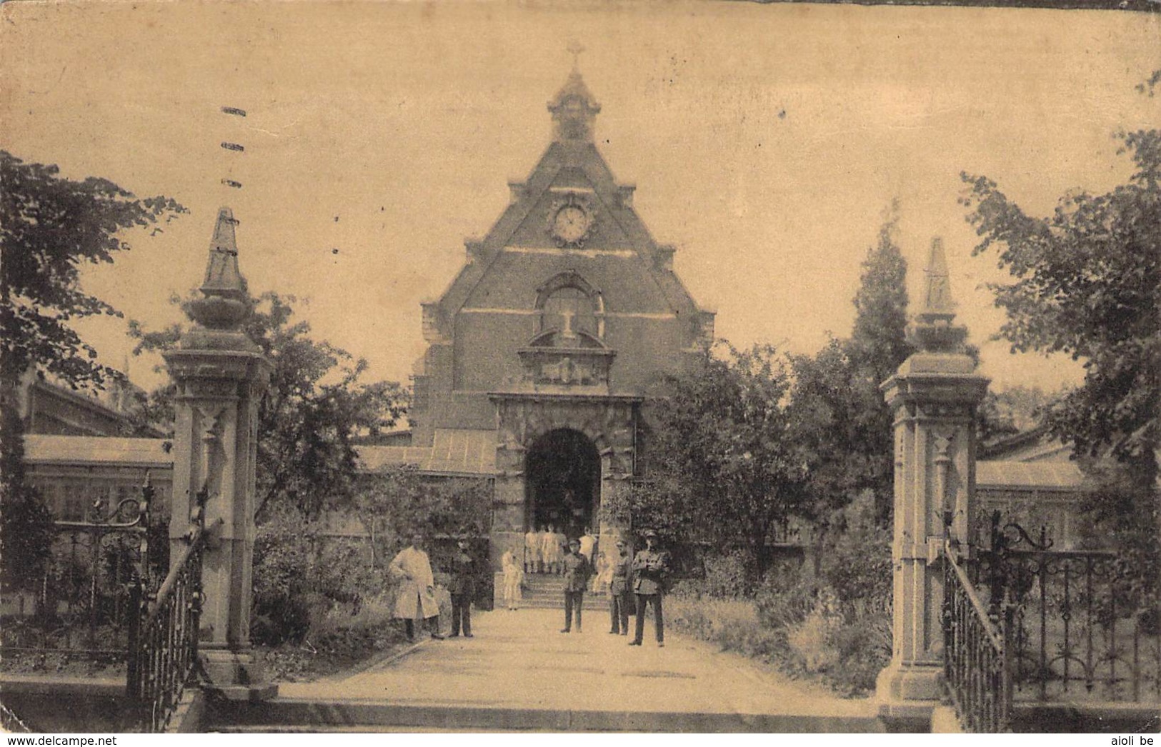 Bruxelles. Hôpital Militaire (La Chapelle) (1921) Post Militaire. - Gezondheid, Ziekenhuizen