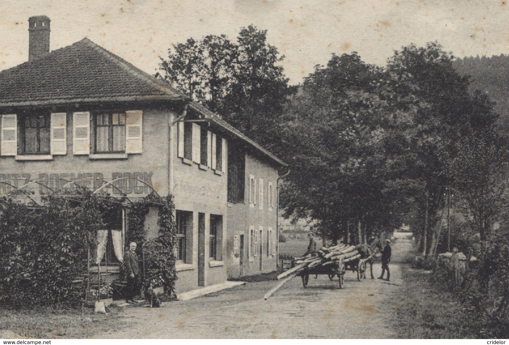 57 - ABRESCHVILLER - LETTENBACH - GASTHAUX ZUR WALDESLUST - VOIR ZOOM ET ETAT - Nancy