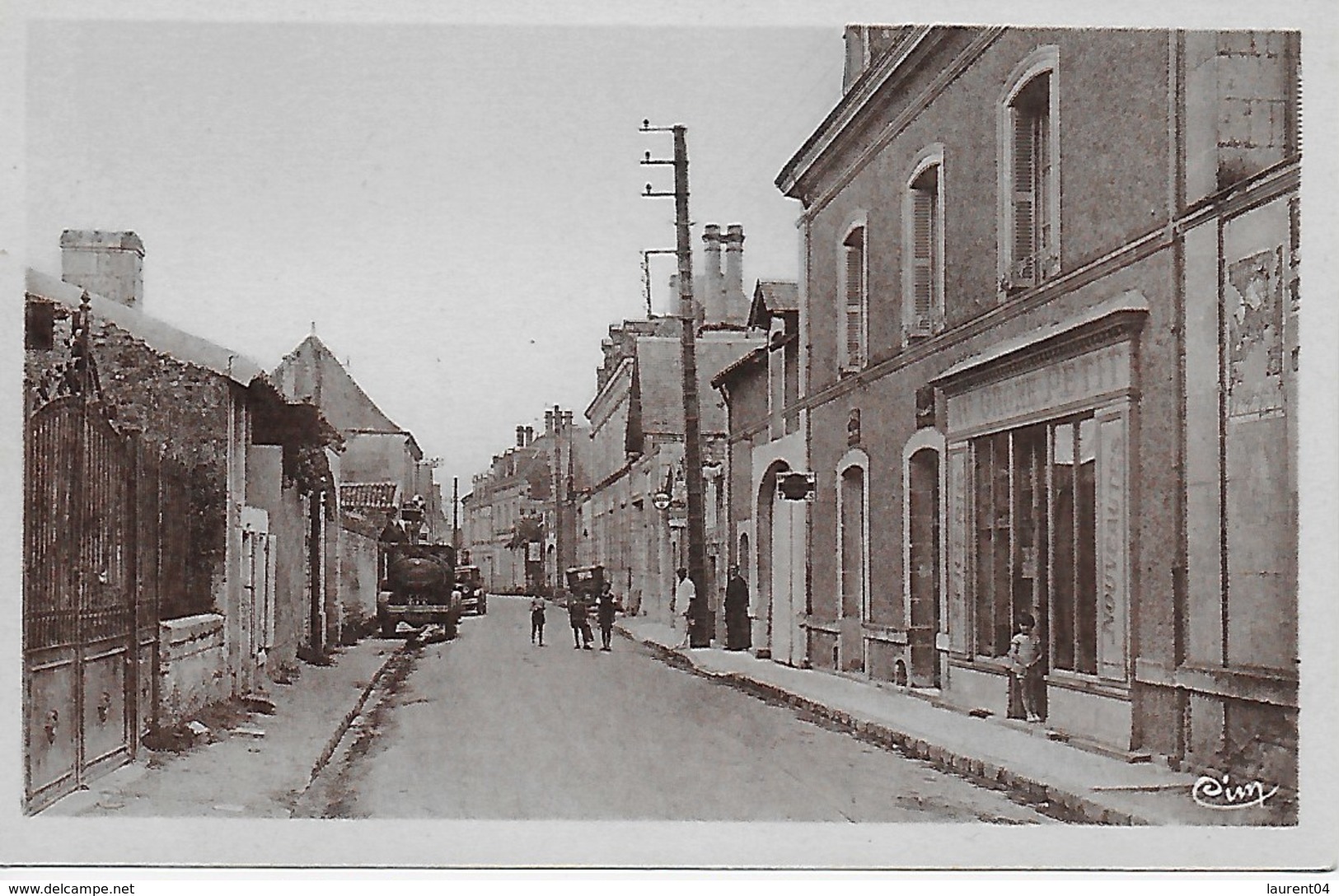 Dépt 86 VIENNE. SCORBE-CLAIRVAUX. RUE PRINCIPALE. ROUTE DE LENCLOITRE. ANIMATION - Scorbe Clairvaux