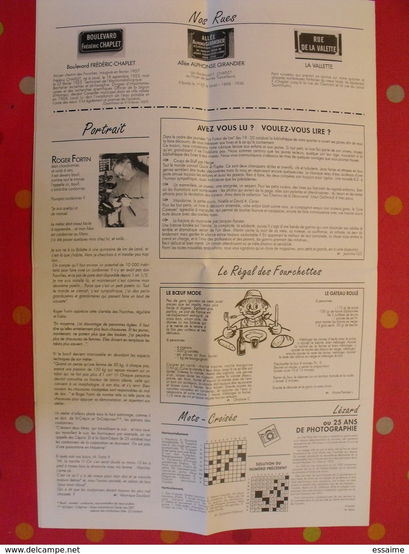 La Gazette Des Fourches N° 3 De 1991. Laval Mayenne. Histoire Locale - Pays De Loire