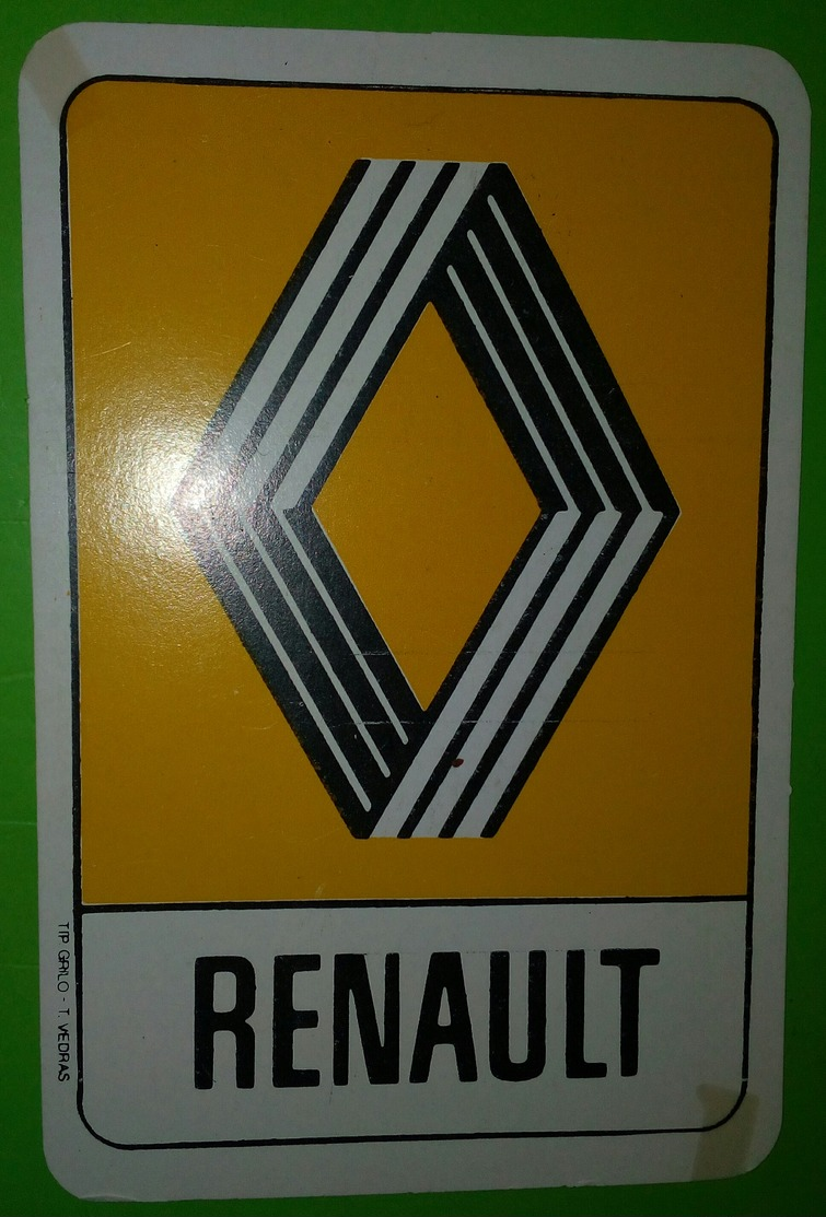 Calendrier De Poche RENAULT. 1986 - Small : 1981-90