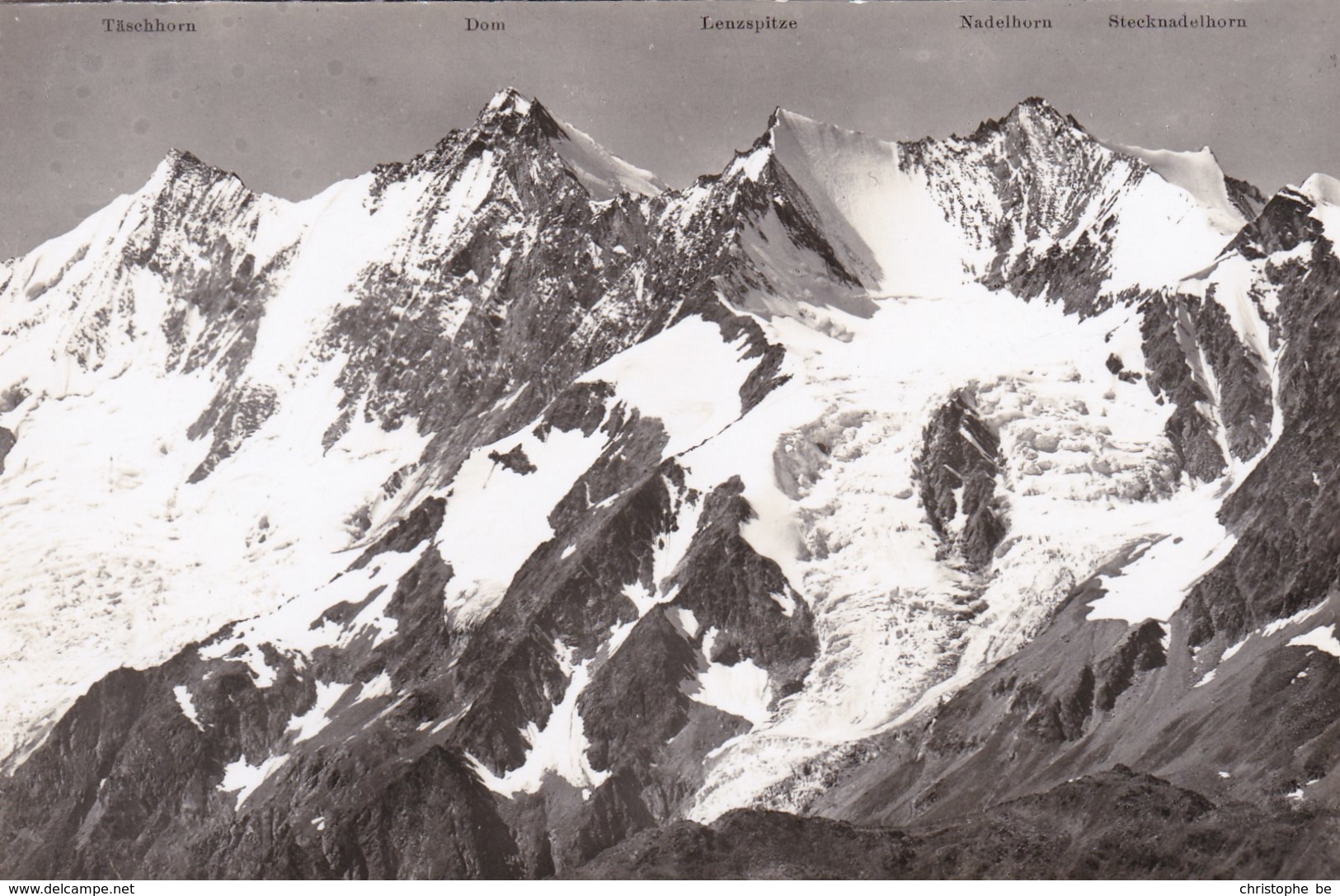 Saas Fee, Die Michabelkette Von Der Weissmieshütte (pk56751) - Saas Im Prättigau