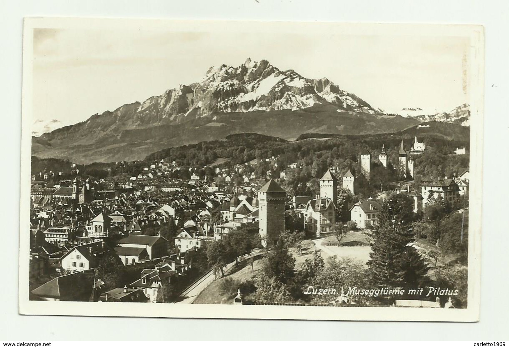 LUZERN MUSEGGTURME MIT PILATUS - NV FP - Luzern