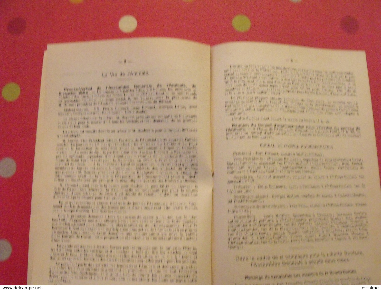 l'étoile. bulletin de l'amicale des anciennes élèves de Ste-Marie. Chateau-Gontier. n° 9 de 1950