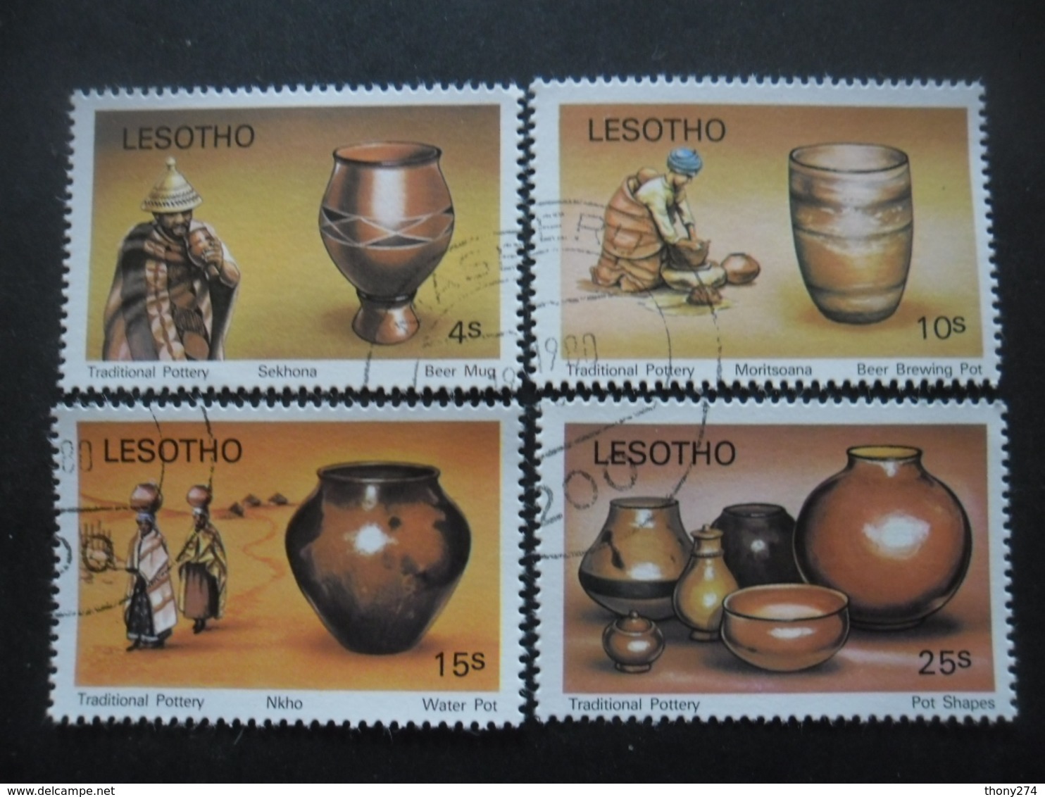 LESOTHO Série N°401 Au 404 Oblitéré - Lesotho (1966-...)