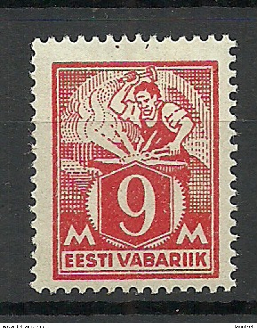 Estland Estonia 1923 Michel 38 A Blacksmith MNH - Estonia