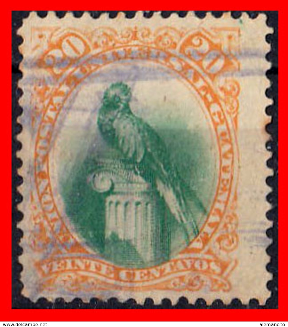 GUATEMALA (AMERICA DEL NORTE)  SELLO 1881 QUETZAL. INSCRIPCIÓN "UNION POSTAL UNIVERSAL - GUATEMALA" - Guatemala