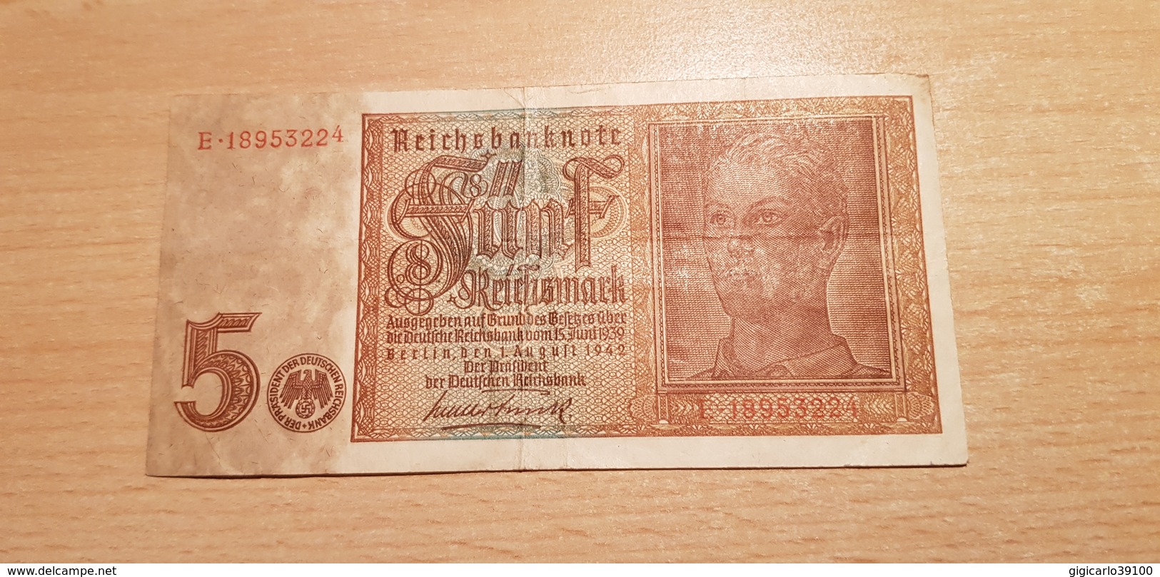 GERMANY 5 REICHSMARK 1942 - 5 Reichsmark