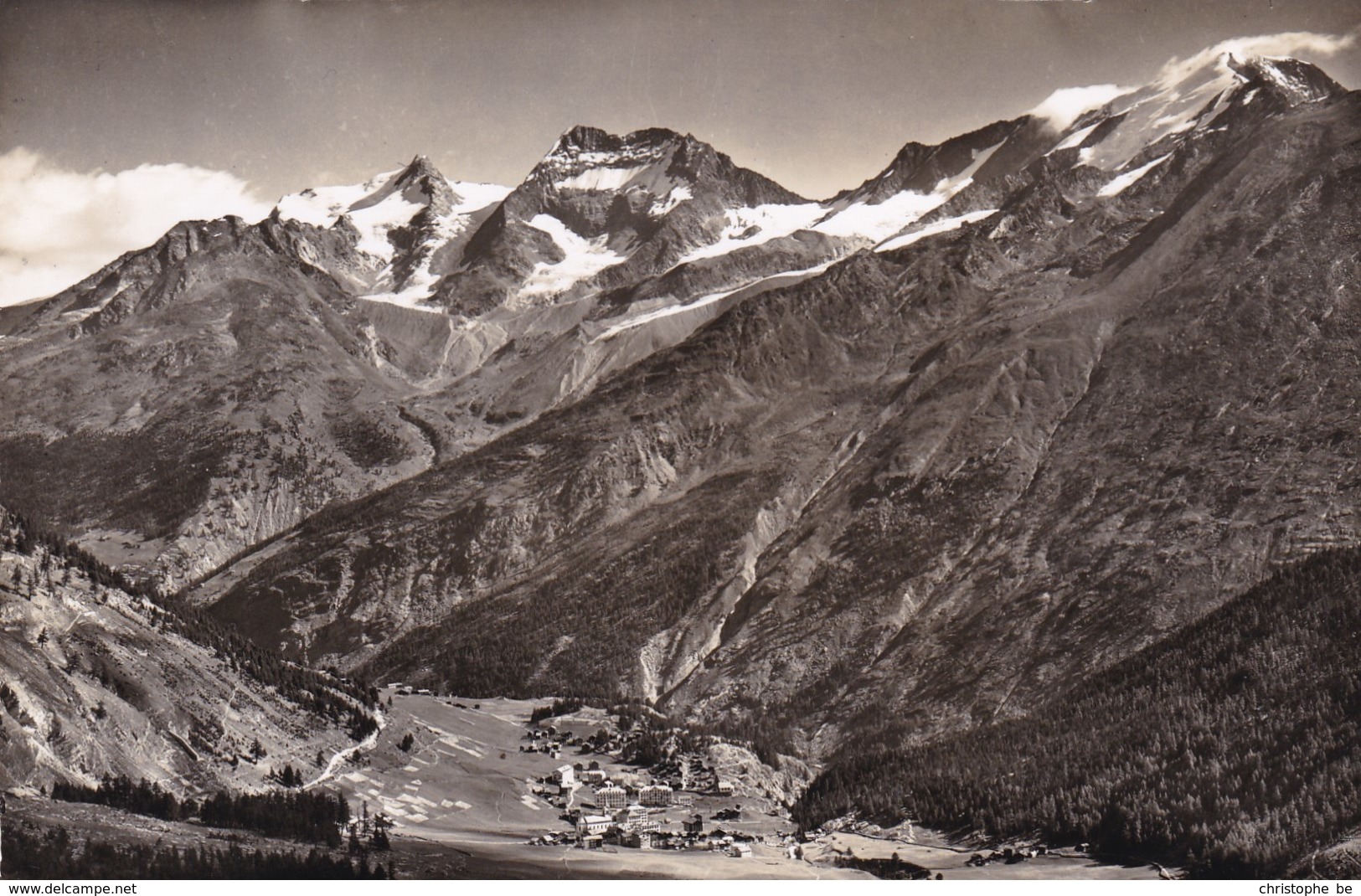 Saas Fee, Fletschhorn, Lagginhorn, Weissmies (pk56753) - Saas Im Prättigau