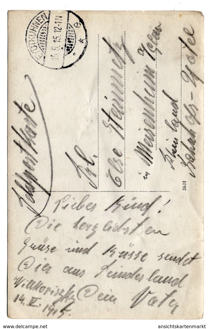 Militär Gruppenfoto, Beschrieben Willkoviszky, Vilkaviskis (?), Stempel Eydtkuhnen, Alte Foto Postkarte 1915 - Litauen