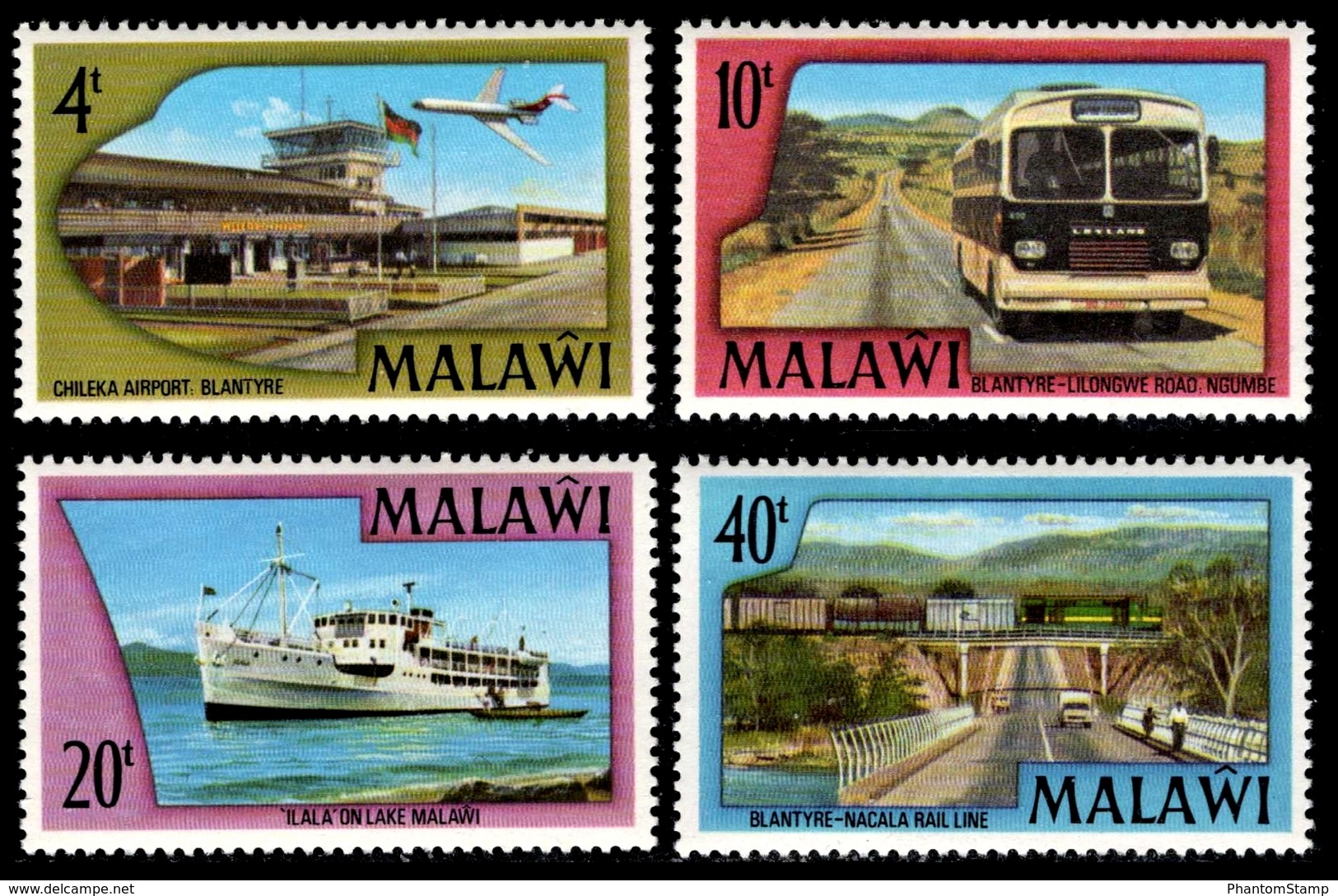 1977 Malawi (4) Set - Malawi (1964-...)