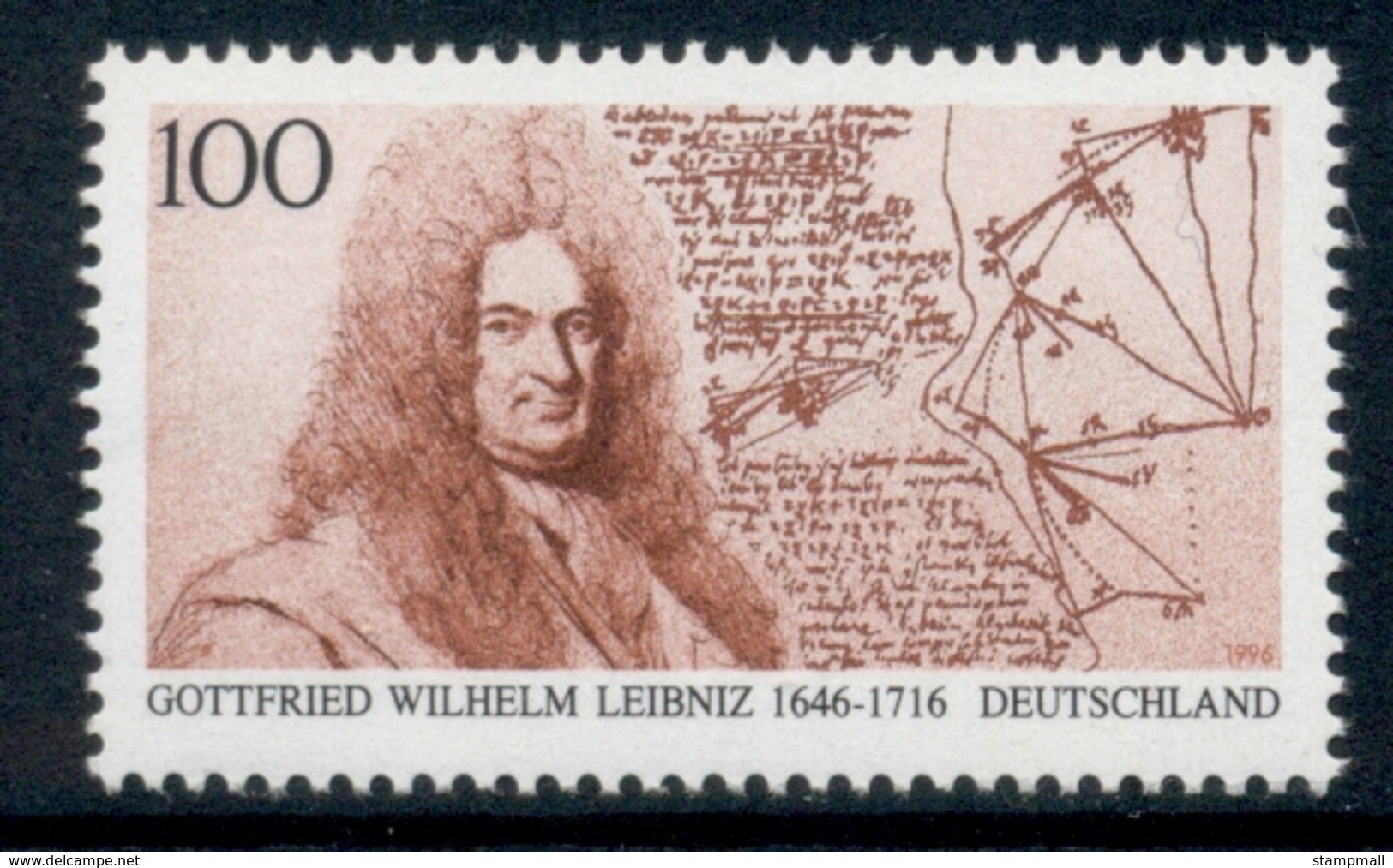 Germany 1996 Wilhelm Leibniz Muh - Unused Stamps