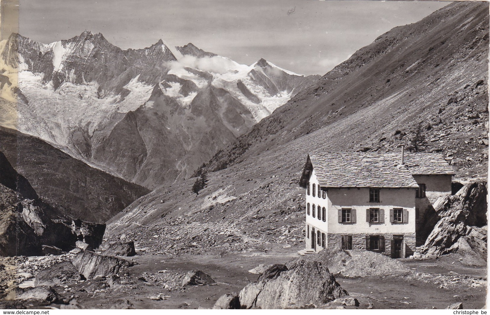 Saas Almagel, Berghotel Almagelleralp, Mischabelkette (pk56769) - Saas Im Prättigau