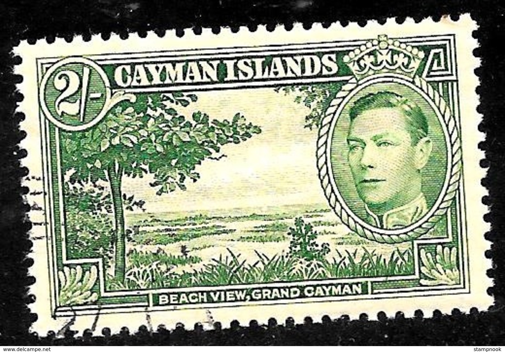 Cayman Scott 109 Used VF CV 18.00 - Cayman Islands