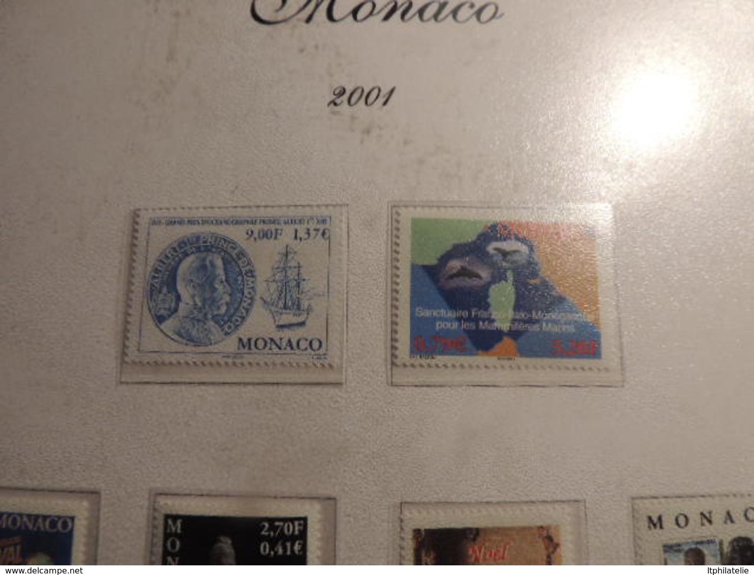 *AFFAIRE" COLLECTIO MONACO     2001 A 2004   TIMBRES NEUFS BLOCS FORTE FACIALE EURO  DANS CLASSEUR 30 PAGES - Collections