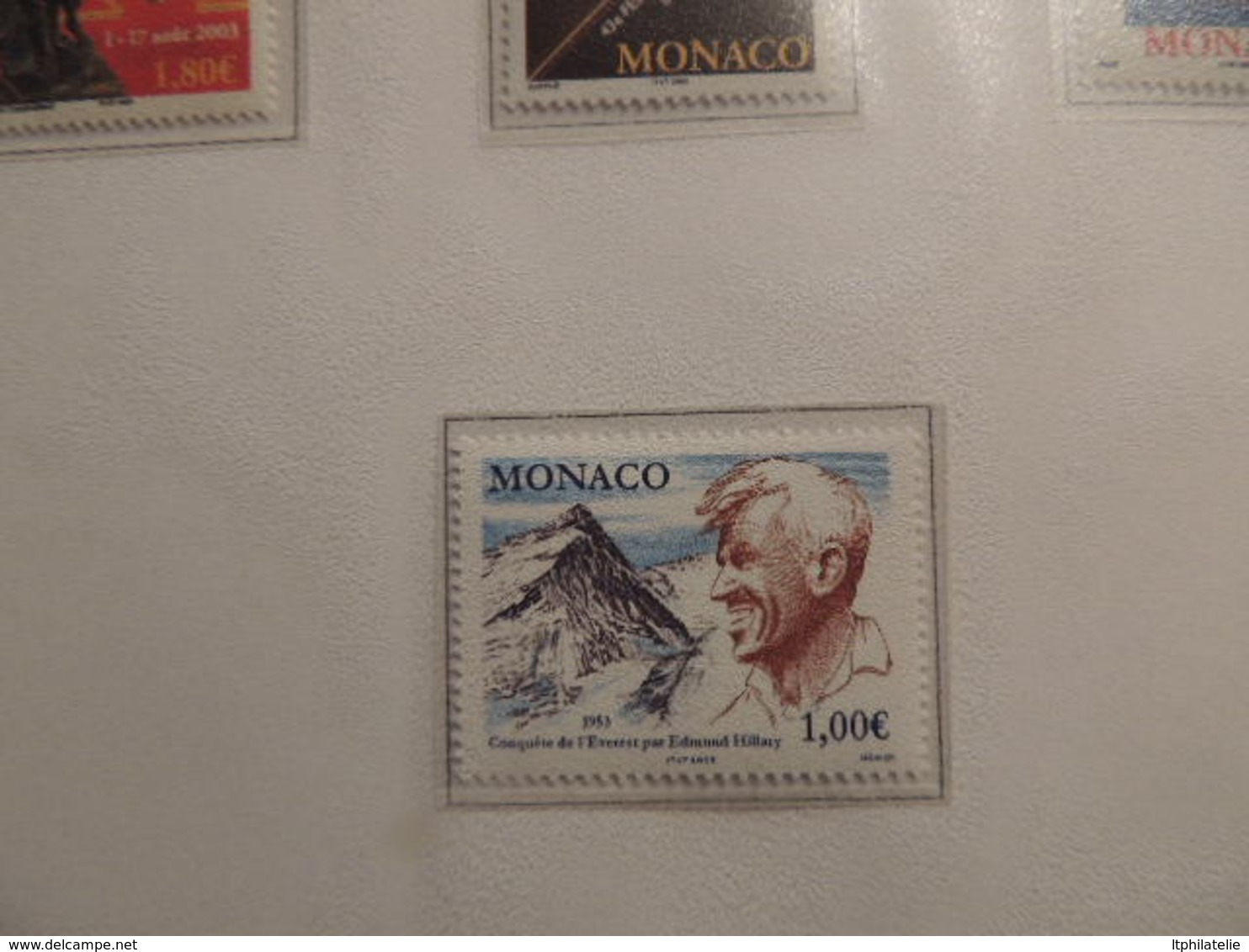 *AFFAIRE" COLLECTIO MONACO     2001 A 2004   TIMBRES NEUFS BLOCS FORTE FACIALE EURO  DANS CLASSEUR 30 PAGES