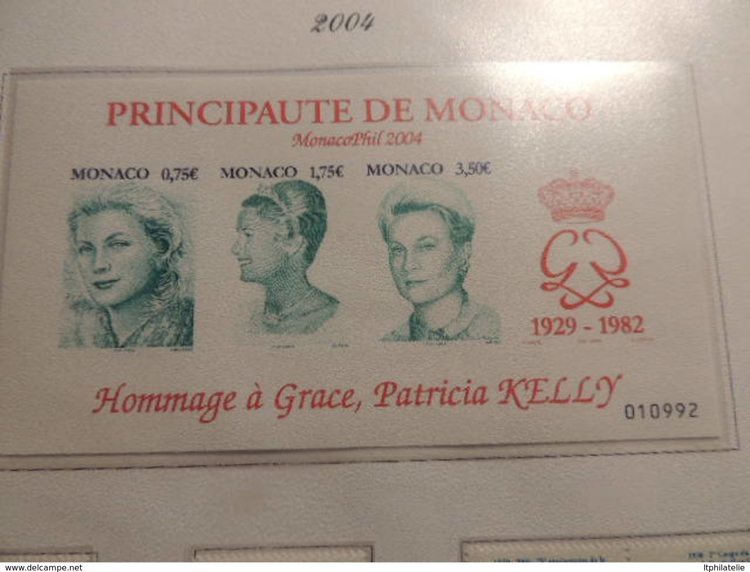 *AFFAIRE" COLLECTIO MONACO     2001 A 2004   TIMBRES NEUFS BLOCS FORTE FACIALE EURO  DANS CLASSEUR 30 PAGES