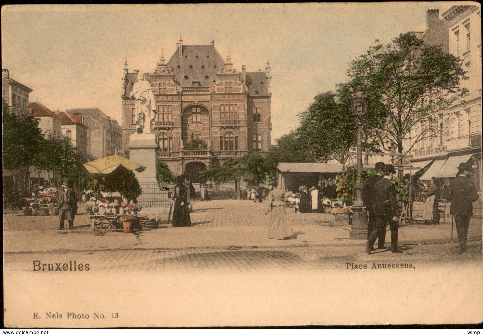 BRUXELLES :   Place Anneessens / Marché - Fêtes, événements