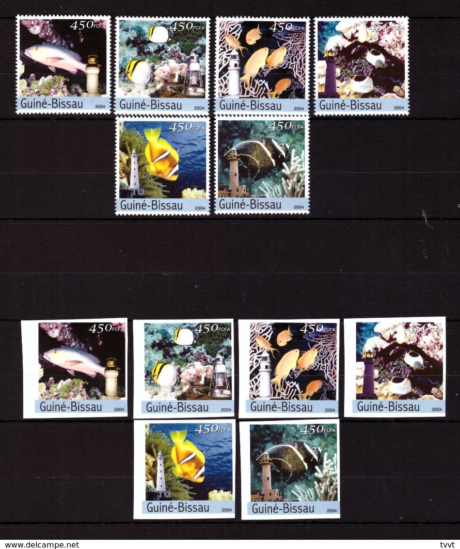 Guinea-Bissau, 2004. [gb03_05] Marine Fauna (perf+imperf) - Whales