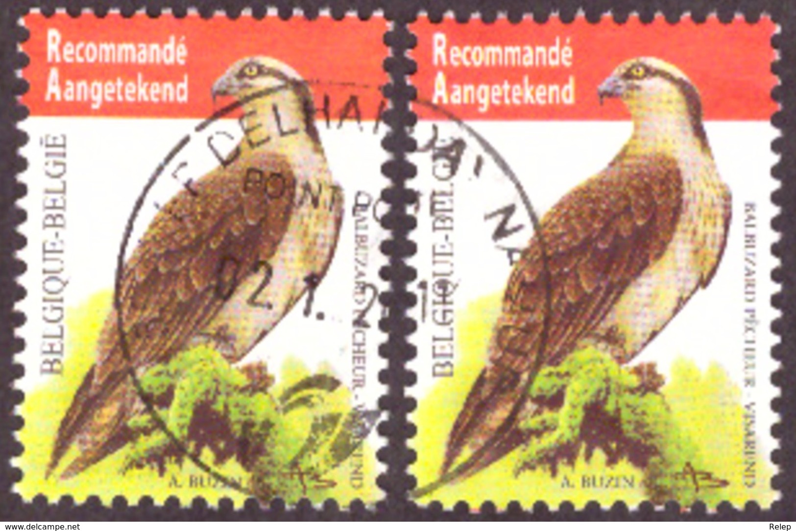 Belgique 2011  Yt N° 4071 Birds - Fish Eagle -TB - - Used Stamps