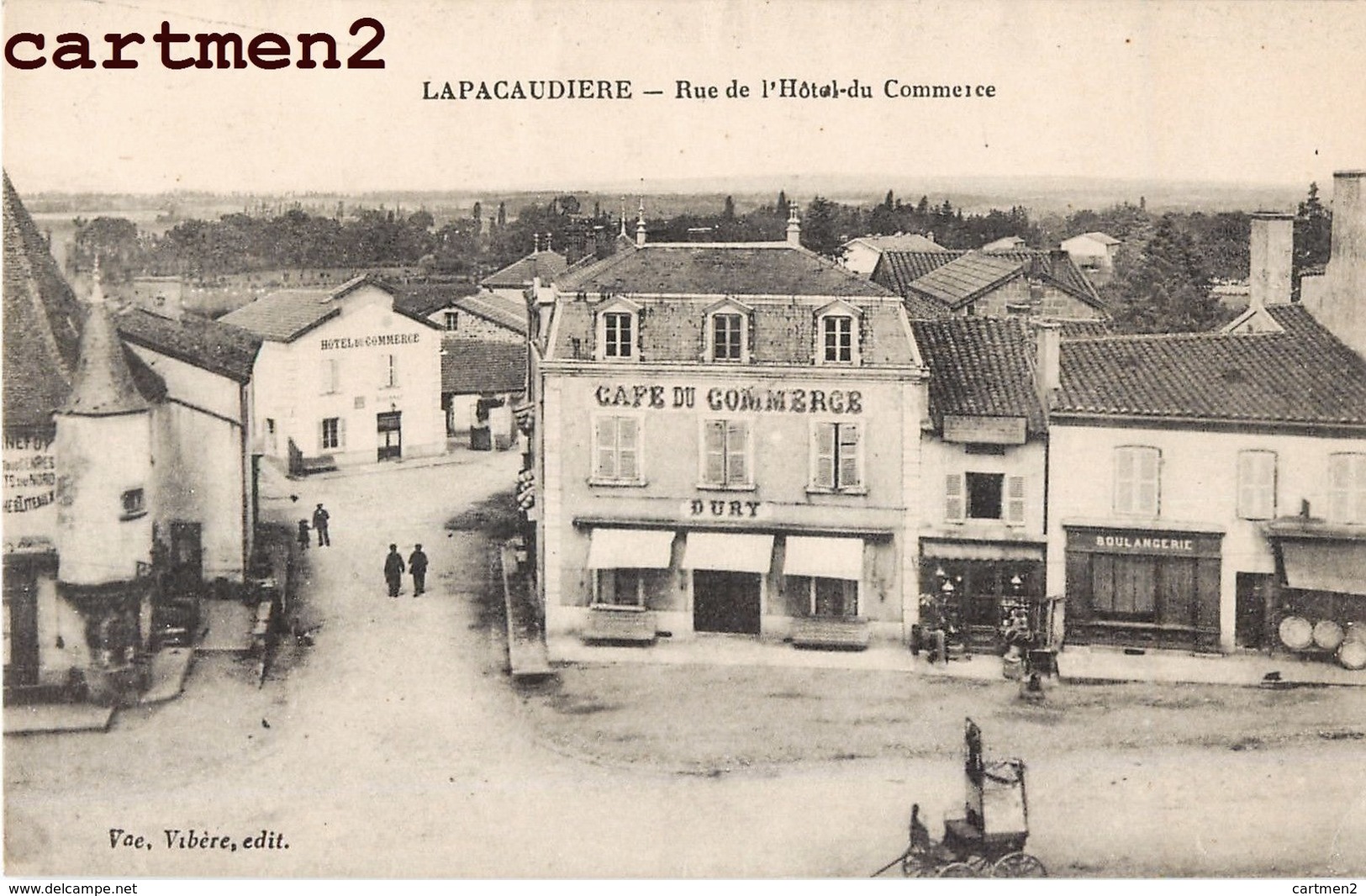 LA PACAUDIERE LAPACAUDIERE RUE DE L'HOTEL DU COMMERCE 42 LOIRE - La Pacaudiere