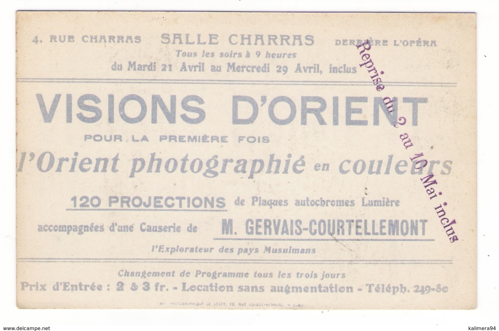 SYRIE  /  DAMAS  à  VOL  D' OISEAU  /  Cpa Publicitaire Des PLAQUES AUTOCHROMES LUMIÈRE  /  Edit. ELD  ( E. LE DELEY ) - Syrien