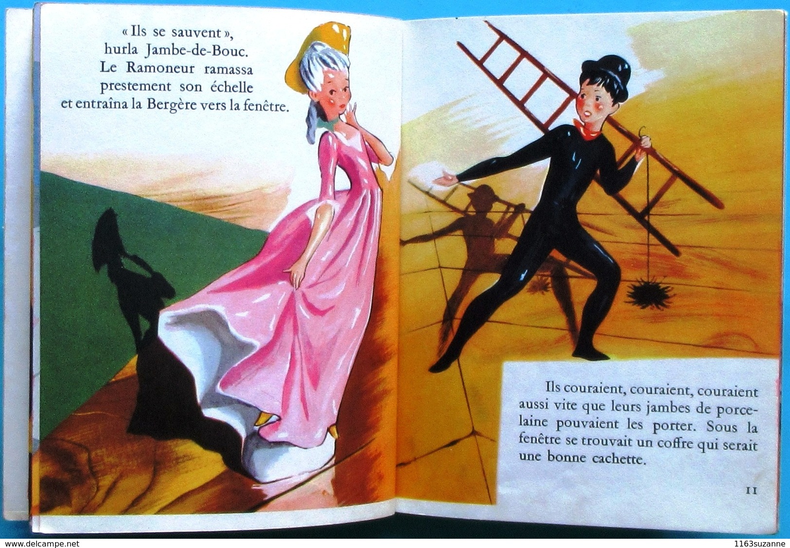 Les Albums Roses, Hachette, 1961 > Jacques Pecnard : LA BERGERE ET LE RAMONEUR - Hachette