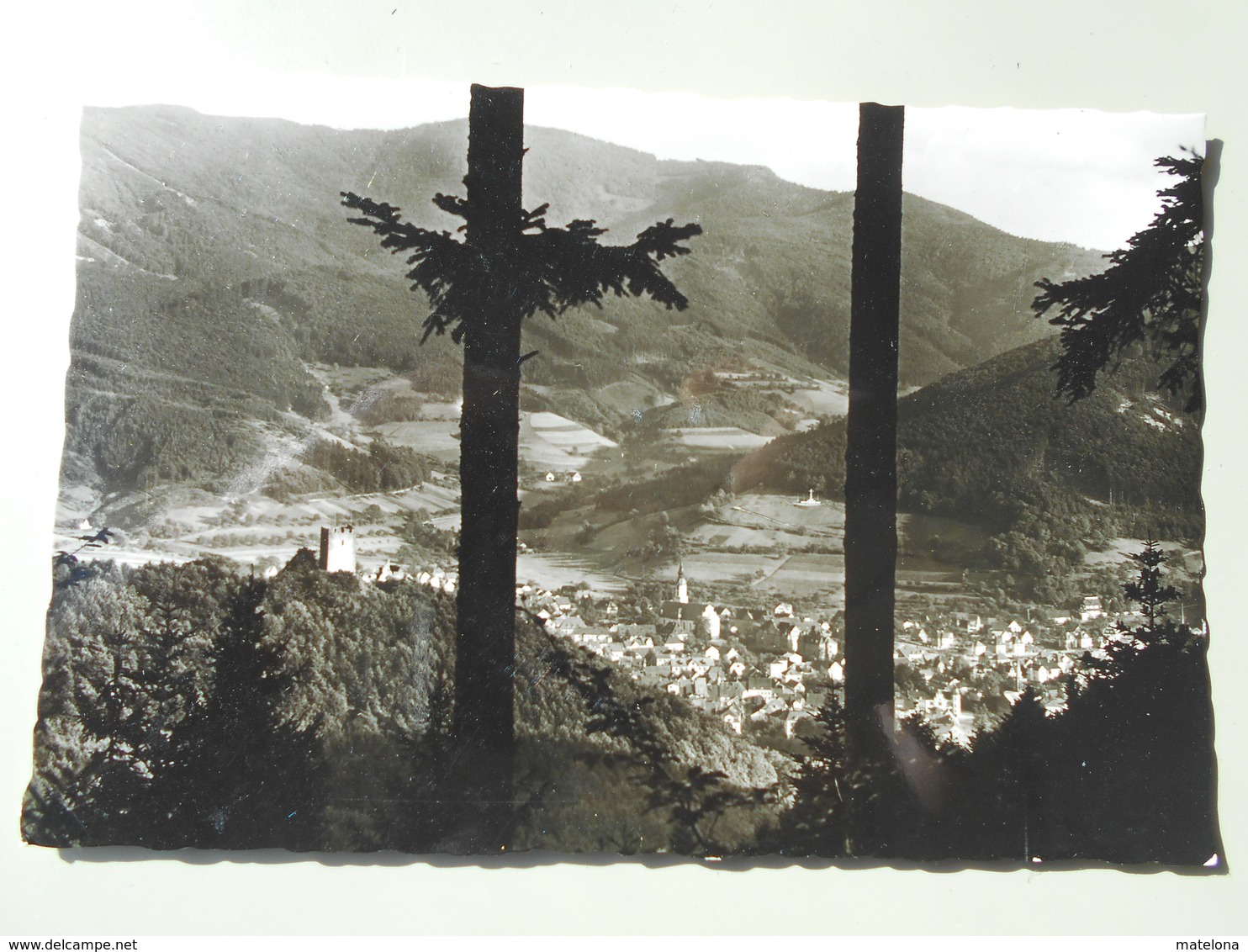 ALLEMAGNE BADE-WURTEMBERG  WALDKIRCH MIT KASTELBURG UND BLICK GEGEN DEN KANDEL - Waldkirch