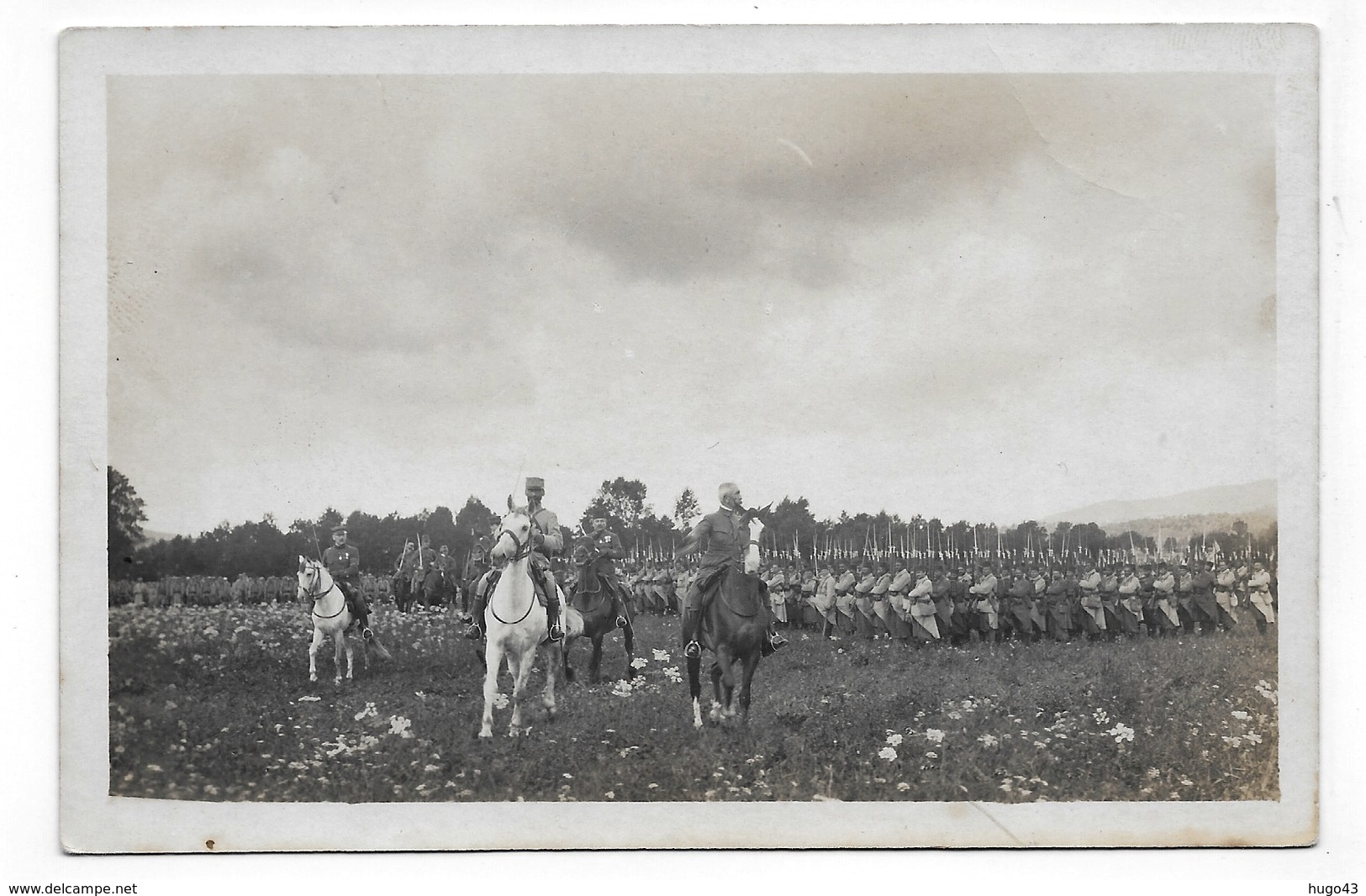 (RECTO / VERSO) MANOEUVRE  MILITAIRE - CARTE PHOTO CPA - 75 - Manoeuvres