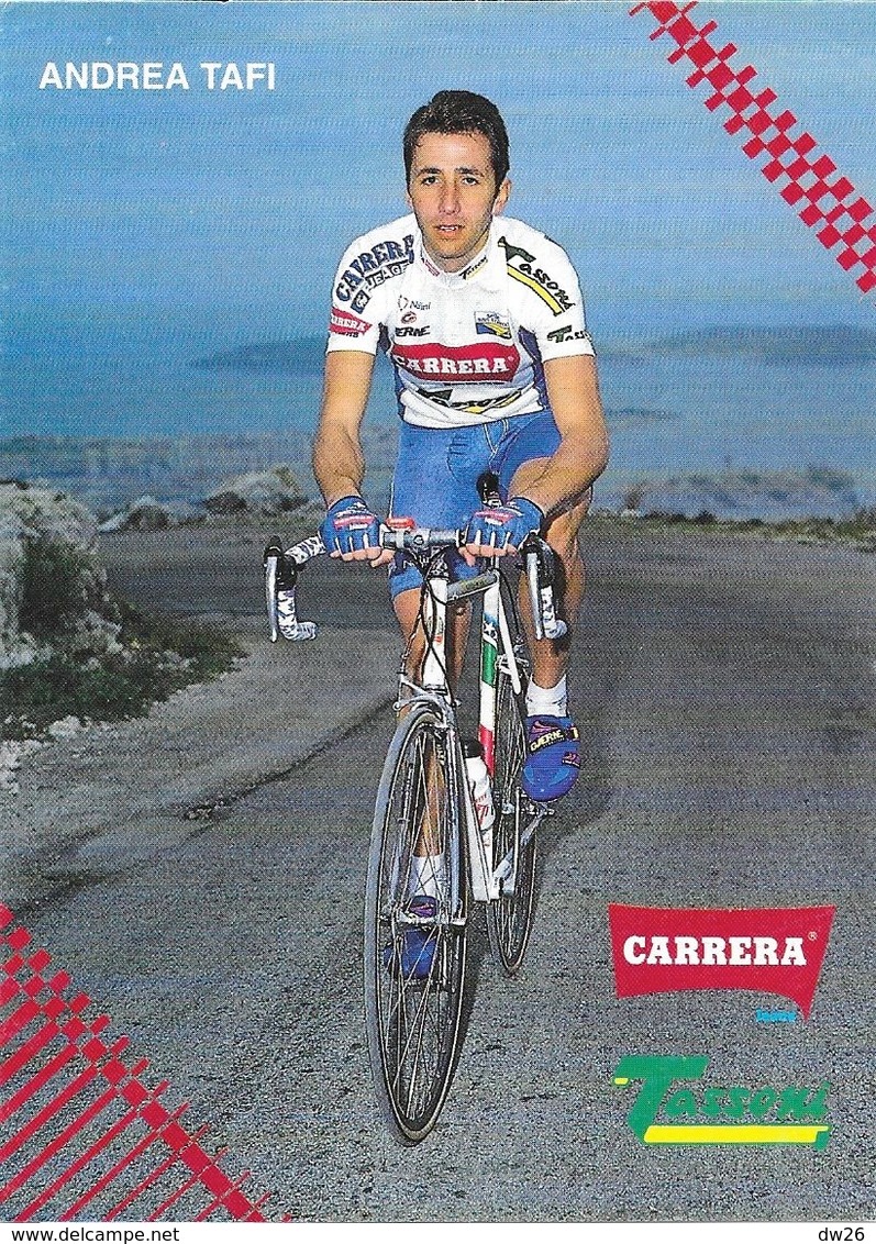 Cycliste: Andrea Tafi, Equipe De Cyclisme Professionnel: Team Carrera, Italie 1993 - Cyclisme