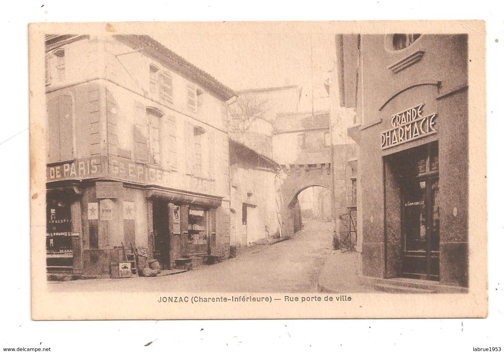 Jonzac-Rue Porte De Ville- Grande Pharmacie (C.9945) - Jonzac